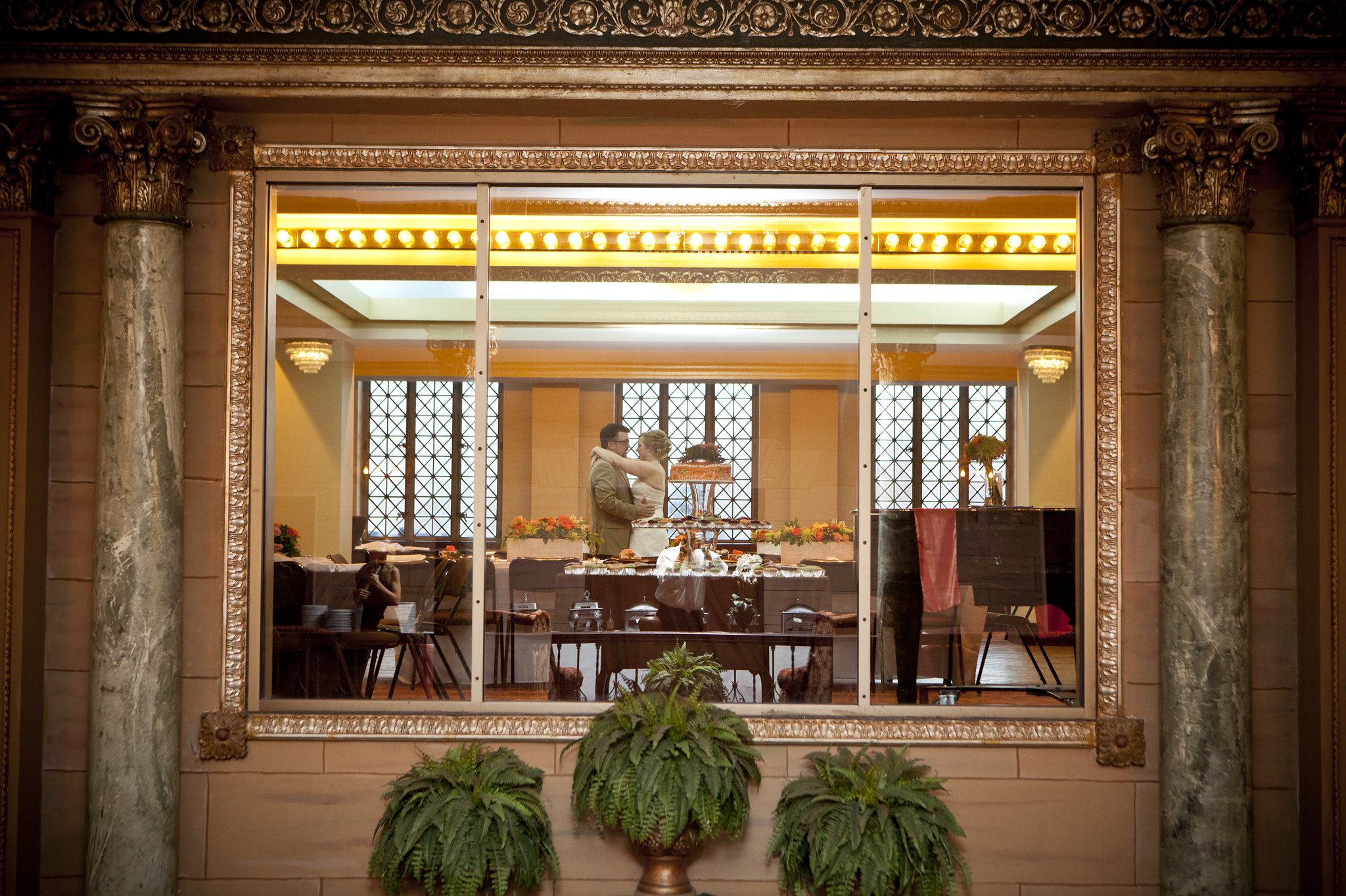 The Renaissance Room set for a reception