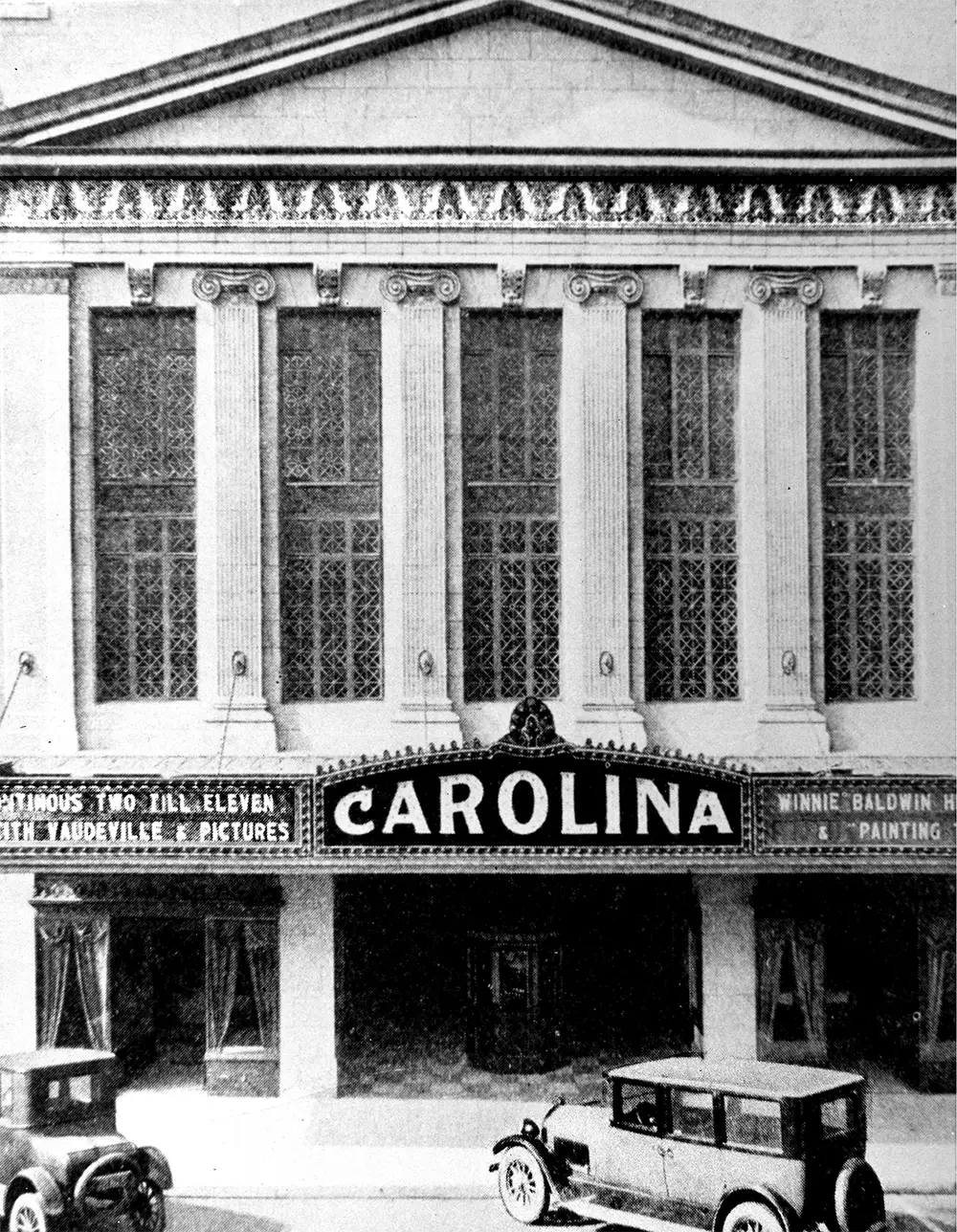Historic photograph of the Carolina Theatre