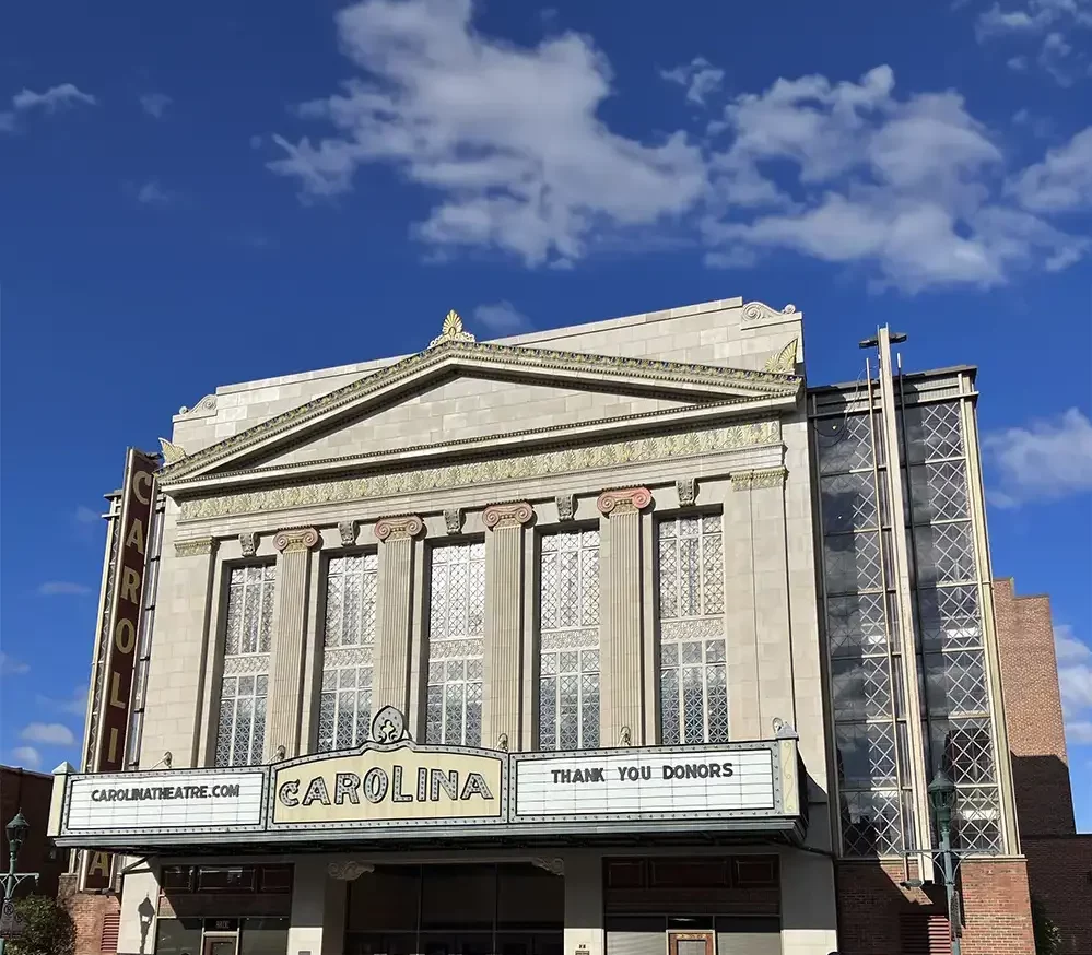 Carolina Theatre exterior, Greensboro NC
